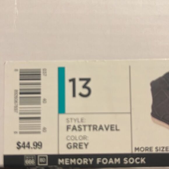 Sonoma Gray FastTravel Lace Up Memory foam Boots Size 13 In Box New - Picture 6 of 6